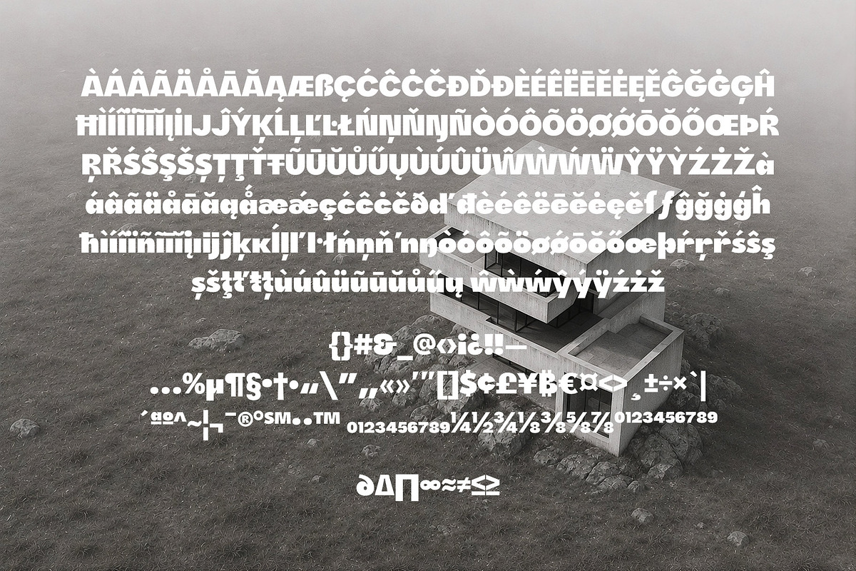 Attik - Brutalist Display Font, a Sans Serif Font by Satriyo Atmojo (Photo 10 of 10)