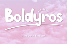Boldyros - Fun Display Sans Serif