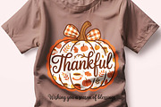 Thankful T Shirt Design, Preppy Fall, a Seasonal Illustration by Unique Design Team (Thumbnail 3 of 7)