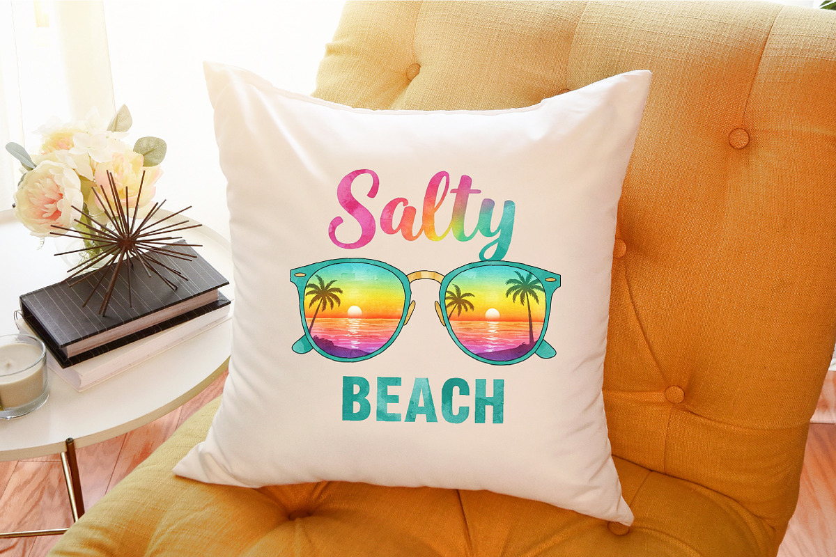 Salty Beach Summer Vibes PNG, an Illustration by Sublimation Artist (Photo 6 of 6)