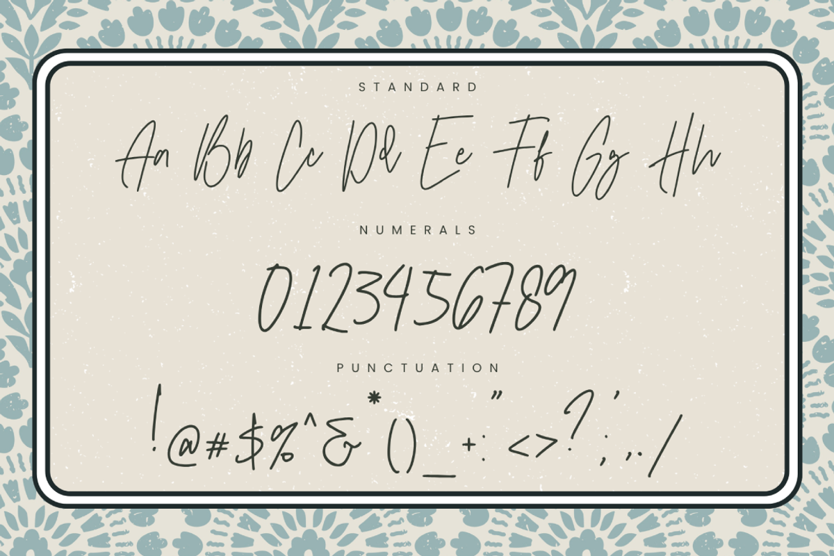 Figetress - Natural Signature, a Handwritten Font by tebaltipislab (Photo 4 of 14)