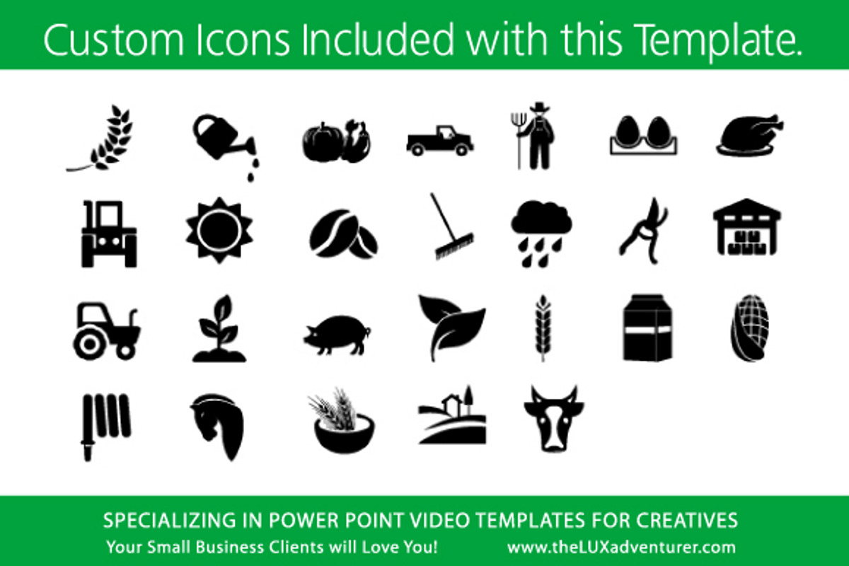 Farmers Market PowerPoint Template, a Presentation Template by Kathy Green Design (Photo 4 of 5)