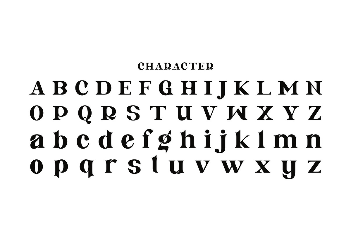 Bincal Ligature Serif Typeface, a Serif Font by Humaira_std (Photo 6 of 8)