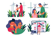 Part 2 Medical website illustrations, a Healthcare Illustration by Grivina's shop (Thumbnail 3 of 37)