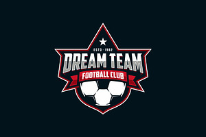 Football Club Emblem Logo Design, a Branding & Logo Template by swarnstudio