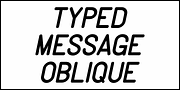 Typed Message JNL, a Font by Jeff Levine Fonts (Thumbnail 4 of 5)