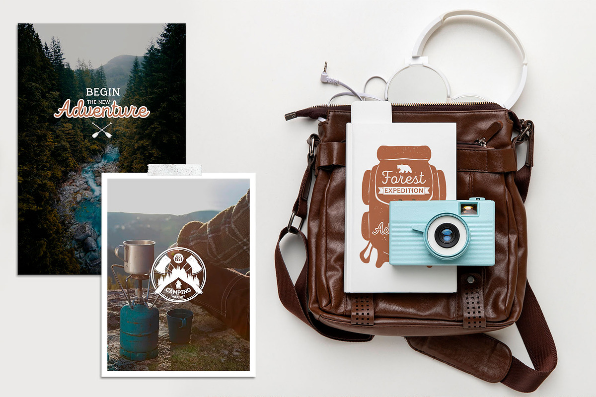 Wilderness & Camping graphic set, an Object Graphic by VerAna (Photo 17 of 24)