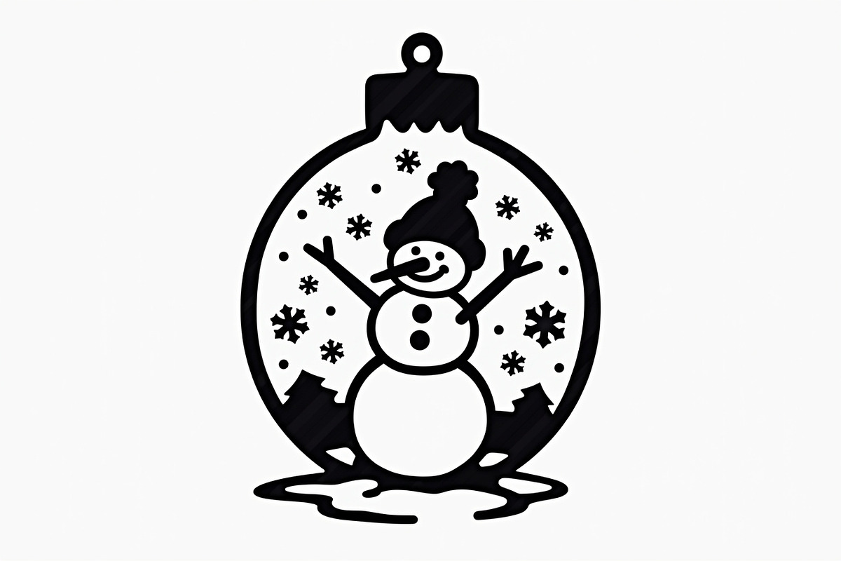 Christmas Ornament Laser Cut Design, a Graphic by balal (Photo 14 of 16)