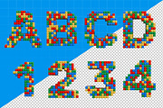 Playful Brick Font, a Sans Serif Font by itefan Studio (Thumbnail 2 of 5)