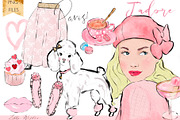 Paris Clip art illustrations, an Illustration by Libby Wishes (Thumbnail 3 of 7)