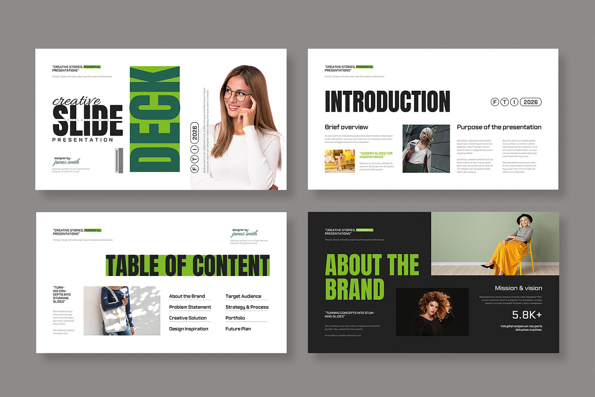 Creative Slide Deck Presentation, a Presentation Template by MightyDesign (Photo 2 of 7)