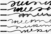 35 Lettering Brushes for Procreate, a Brush Add-On by PicByKate (Thumbnail 7 of 14)