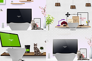 Mockup  scene creator-Desk edit, a Product Mockup by Leschinger.cz (Thumbnail 3 of 8)