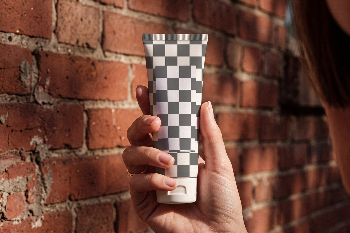 Skin Care Cream Tube Mockup, a Packaging Mockup by Designer Dude (Photo 2 of 2)