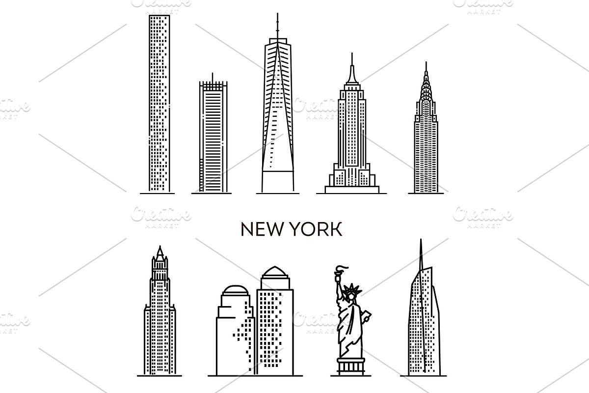 New York Architecture, an Object Graphic by Tettygreen (Photo 1 of 3)