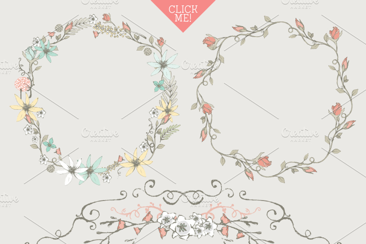 Fairytale Wedding floral collection, an Illustration by Lisa Glanz (Photo 2 of 5)