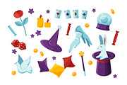 Magic show set, seamless pattern, a Decorative Illustration by Good Studio (Thumbnail 2 of 6)