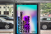 Warsaw Citylight Ad Bus Stop 11 v2, an Advertising Mockup by Graphic Shelter (Thumbnail 6 of 7)