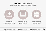 Course Sales Page Template Canva, a Landing Page Template by DeeBeeDesign (Thumbnail 10 of 11)