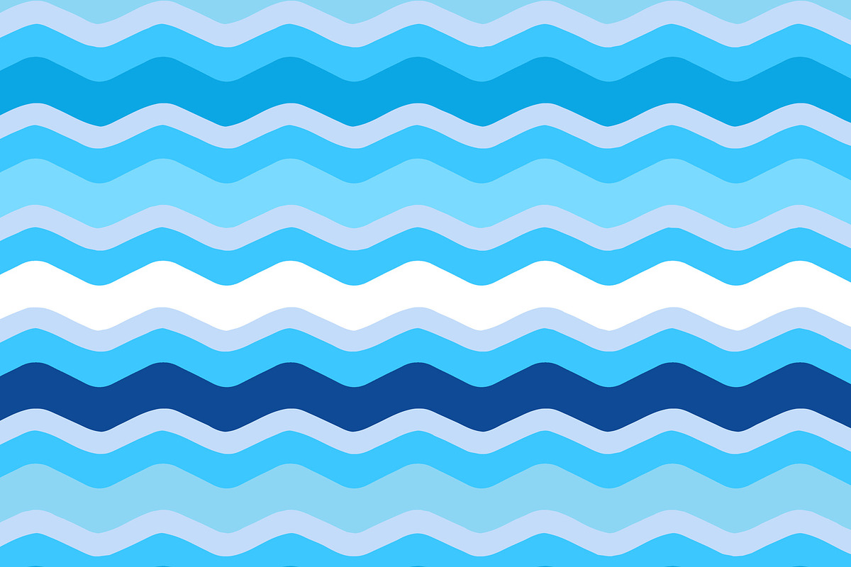 Blue Waves Stripe Seamless Pattern, a Pattern Graphic by Sharon Schwalbe (Photo 4 of 4)