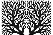 Nature Pattern Silhouette Files, an Illustration by hafijul (Thumbnail 8 of 9)