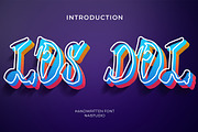 LOSDOL - Modern Graffiti Font, a Script Font by Naistudio (Thumbnail 1 of 5)