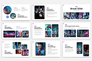 Neon Keynote-G.Slide Template