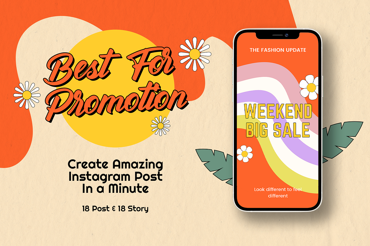 Sunshine Canva Instagram Template, a Social Media Template by Shinra Labs (Photo 6 of 6)