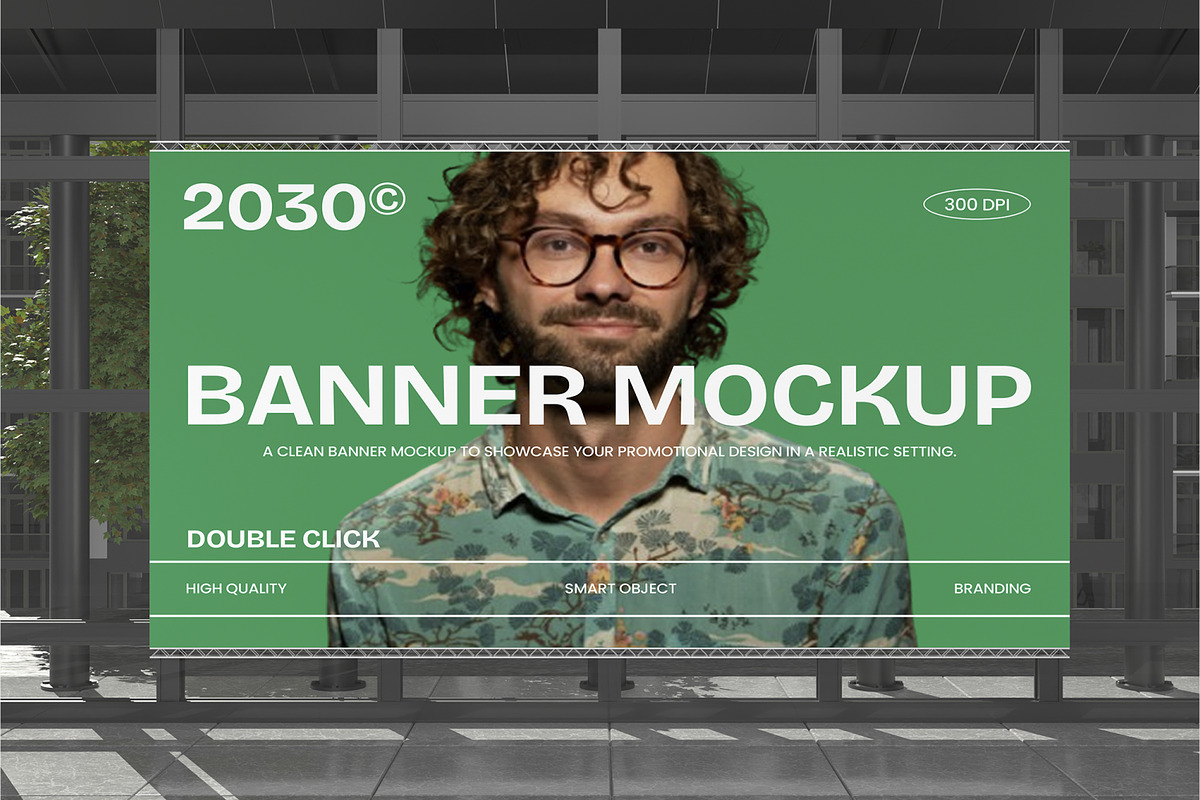 Banner Mockup, an Advertising Mockup by Permadi Creative (Photo 5 of 5)