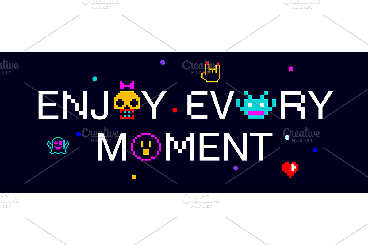 Enjoy every Moment. Funny banner, an Object Illustration by Foxys Graphic (Photo 2 of 3)