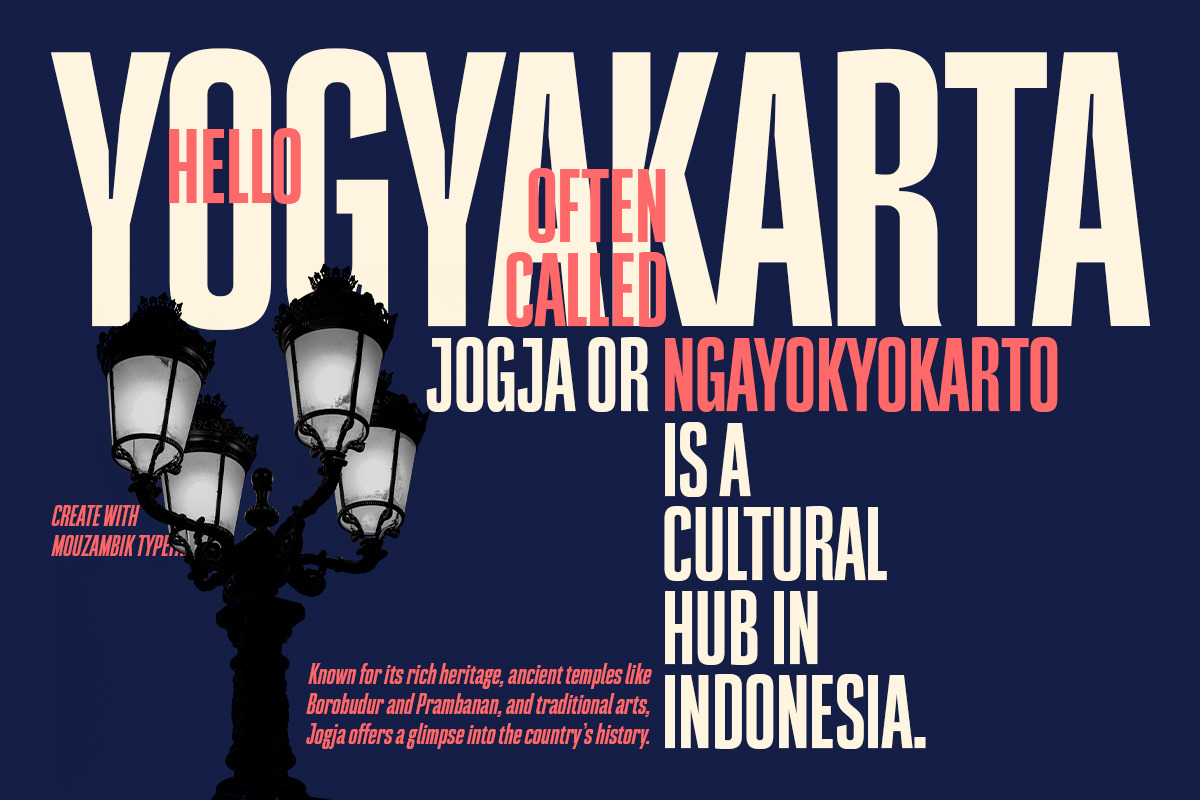 Mouzambik - Condensed Font, a Sans Serif Font by Kereatype (Photo 12 of 13)