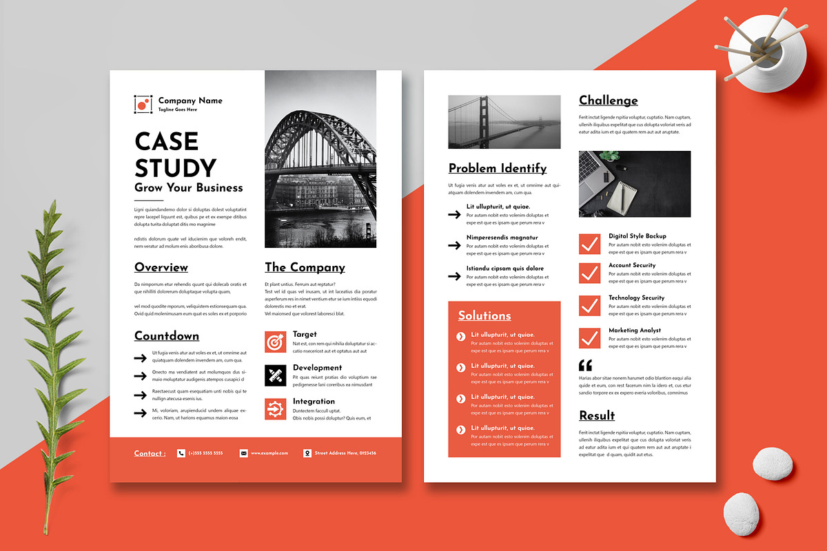 Creative Case Study Design Template