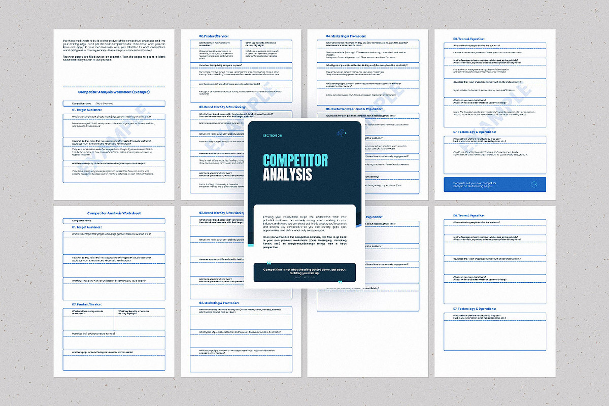 Marketing Strategy Workbbook, a Templates & Theme by AndrewPixel (Photo 9 of 10)