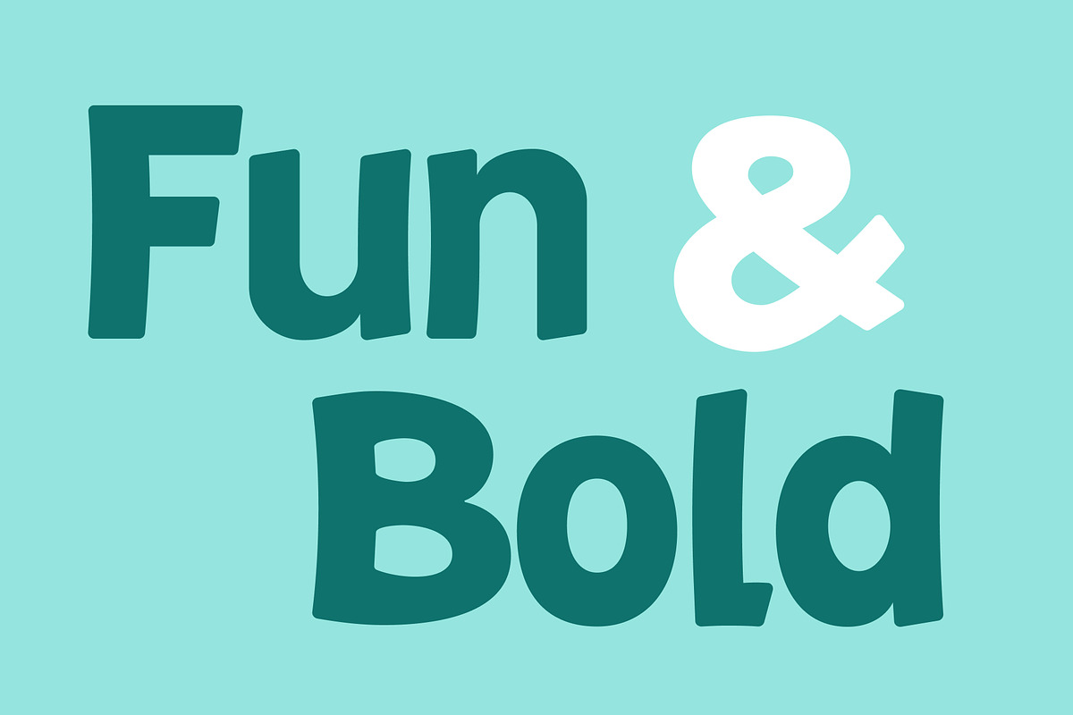 HD Pura - Fun Display Font, a Sans Serif Font by Hamdi Designs (Photo 2 of 11)