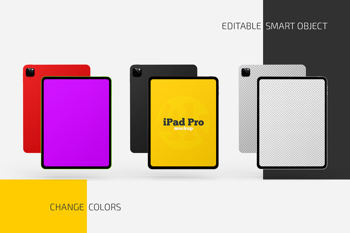 iPad Pro Mockup Set, an iPad Mockup by Country4k (Photo 2 of 4)