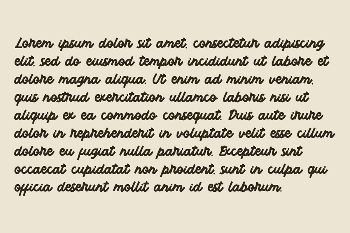 Monserta - Square Fun Script Fonts, a Script Font by Konstantine Studio (Photo 5 of 5)