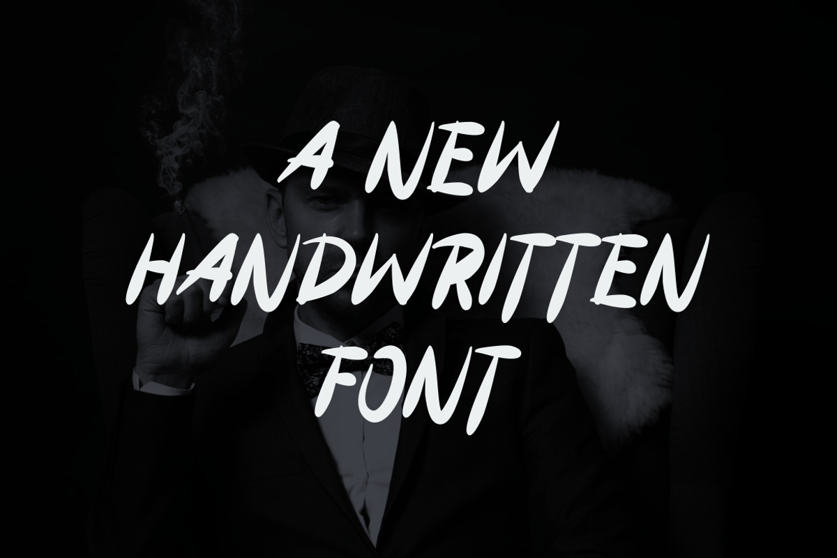Modhali Bosse - Font, a Handwritten Font by artchiles_design (Photo 2 of 5)