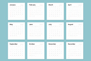 2023 Simple Calendar [Sunday], a Stationery Template by WORAKAMON Design Studio (Thumbnail 2 of 5)