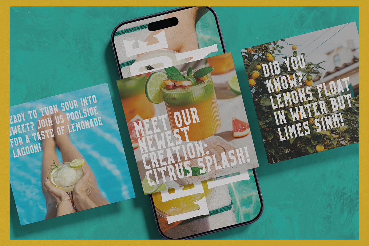 Lemonade Lagoon - Vintage Typeface, a Serif Font by HipFonts (Photo 10 of 10)