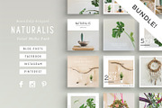 NATURALIS  Social Media BUNDLE, a Social Media Template by 46&2 Collective (Thumbnail 1 of 11)