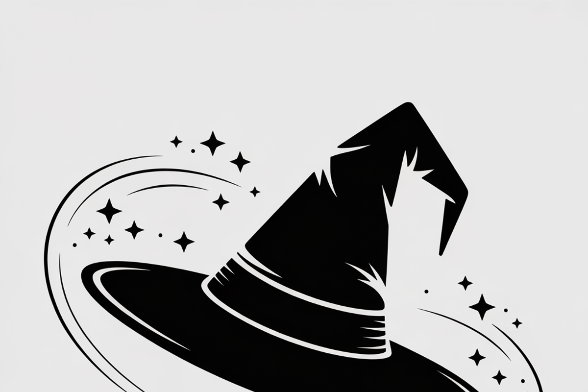 Halloween witch hat designed, an Illustration by Amazin_art (Photo 2 of 21)
