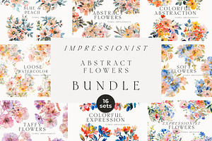 -25% Intro! Abstract Floral Bundle