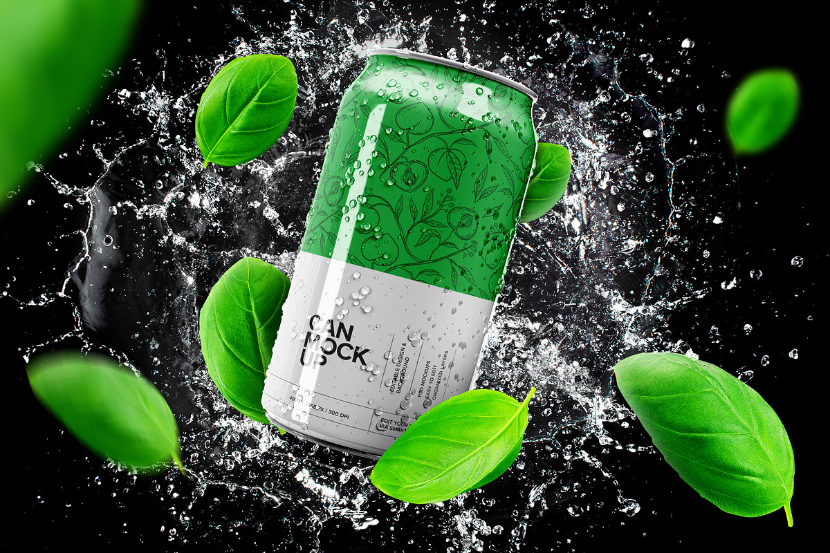 Soda Can Mockup Manipulation, a Cups & Container Mockup by dpi (Photo 2 of 5)