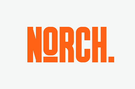 GR NORCH - Sports Display Font, a Serif Font by Garisman Std