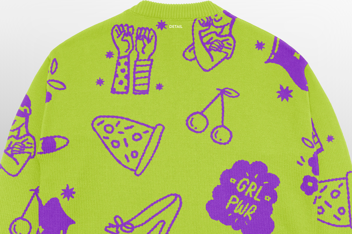 Realistic Knitted Crewneck Mockup 2, an Apparel Mockup by Uncentrifuged Pressure (Photo 12 of 12)