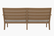 Regatta Sofa with Cushion, a Furniture 3D Model by Morne Studio (Thumbnail 4 of 6)
