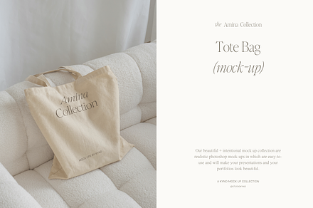 The Amina Collection - Tote Mock Up