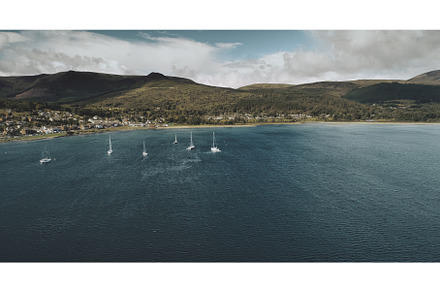 Scotland's sailboats ocean seascape, a Nature Photo by Goinyk