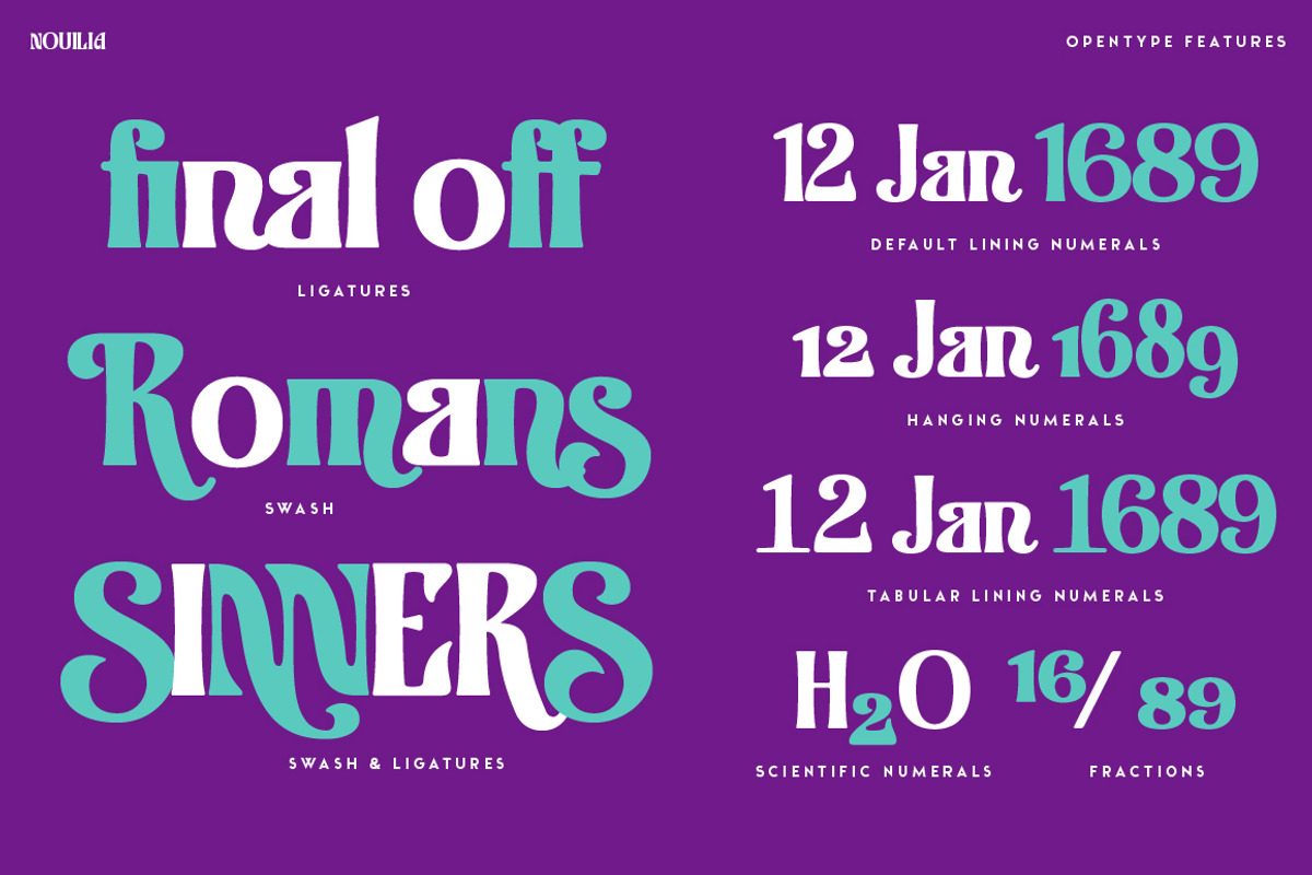 Nouilia, a Sans Serif Font by Typogama (Photo 8 of 16)