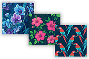 Tropical Glitch Art Seamless Pattern, a Pattern Graphic by FloridPrintables (Thumbnail 5 of 7)